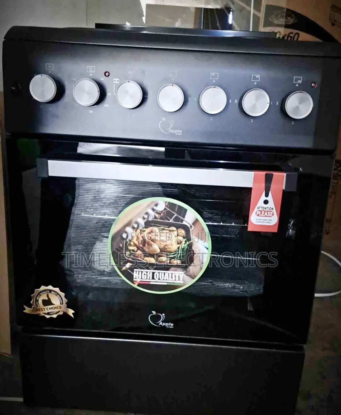 Apple 60×60 Electric Gas Oven – Compact, Stylish Powerful!