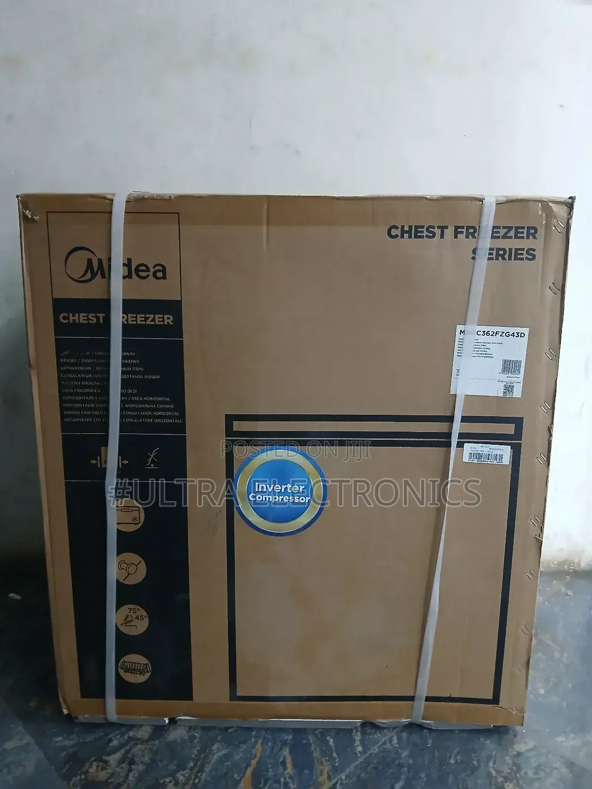 Media Deep Chest Freezer Wide Voltage Regulator