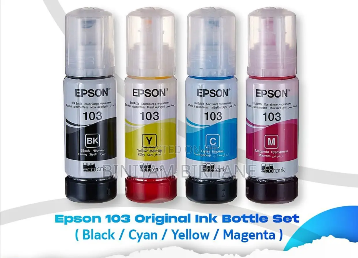 Epson Universal Ink ጥራቱን የጠበቀ ኤፕሰን ለሁሉም ሞዴል ሚሆን ፕሪንተር ቀለም