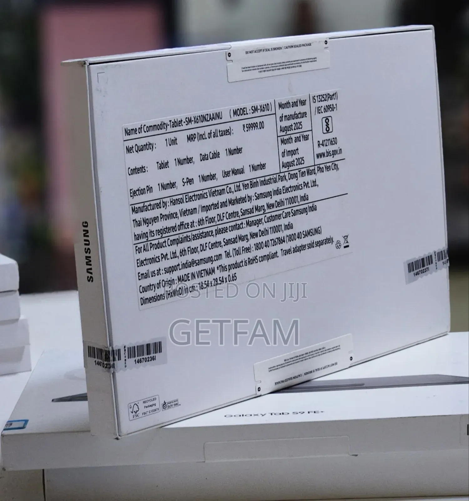 New Samsung Galaxy Tab S9 FE 128 GB Silver