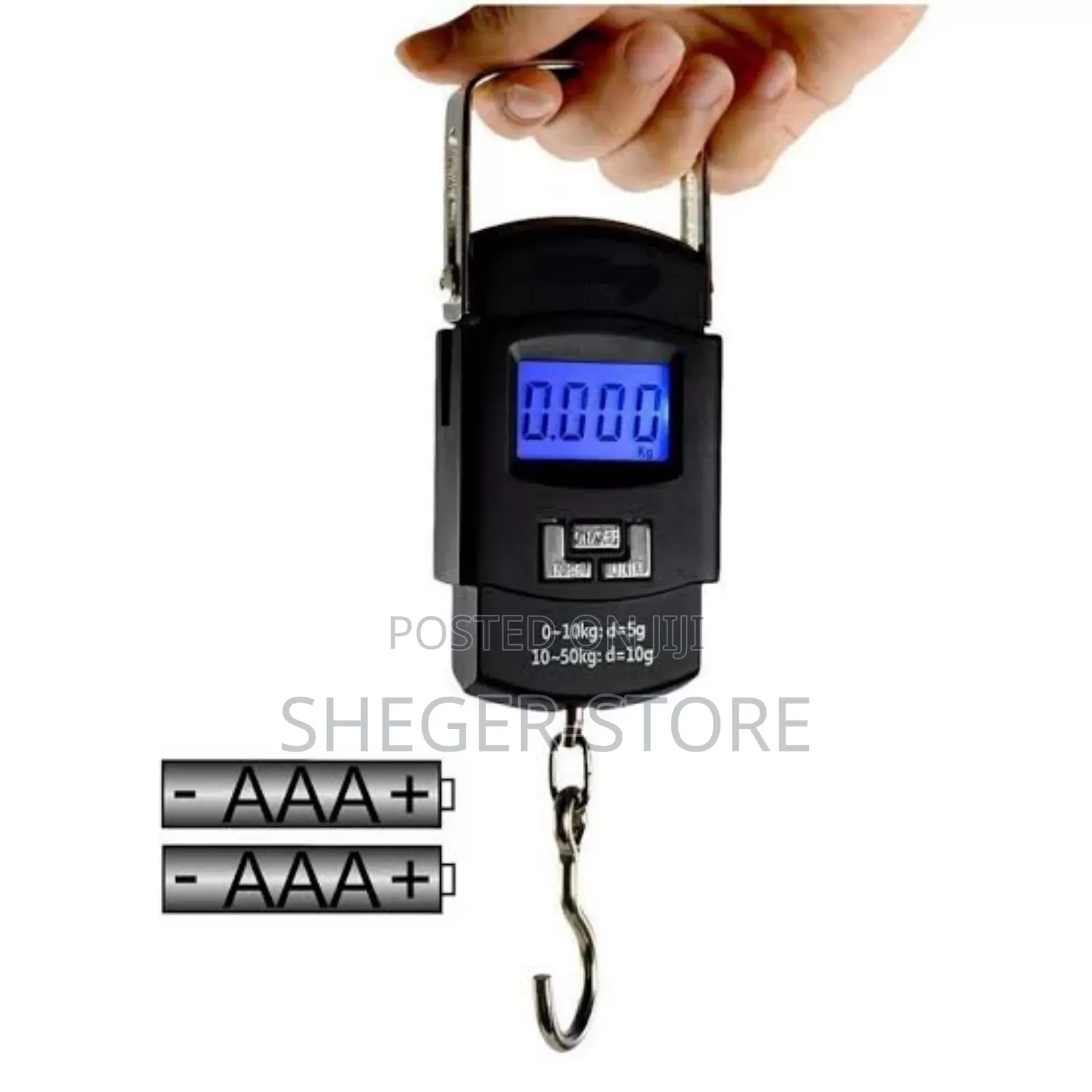 Luggage Weighing Scale 50 Kg (Black)