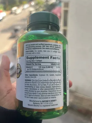 5000 Iu Vitamin D3 400 Rapid Softgels Original From Usa