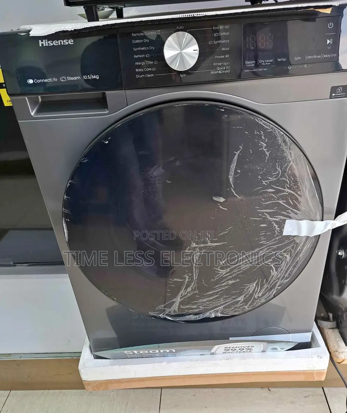  Hisense 10.5 Kg Automatic Washing Machine – Efficient Reliable!