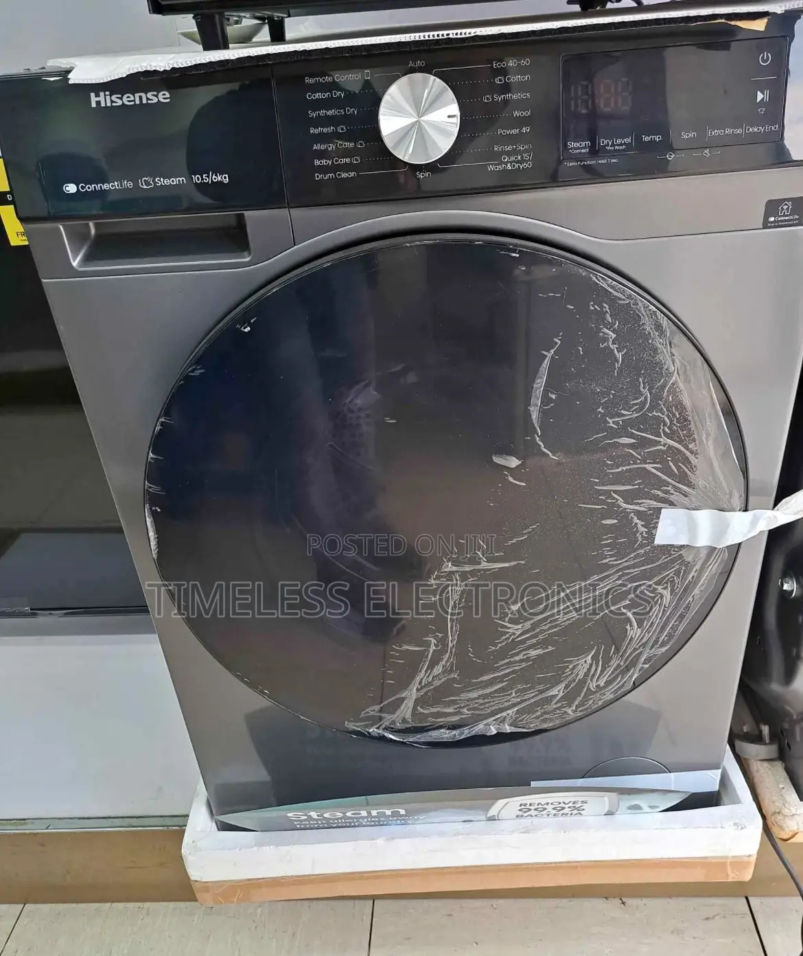  Hisense 10.5 Kg Automatic Washing Machine – Efficient Reliable!