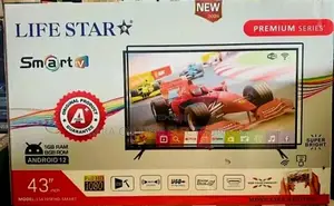 Life Star 43" Uhd Smart Tv [New Model] 10year Warranty