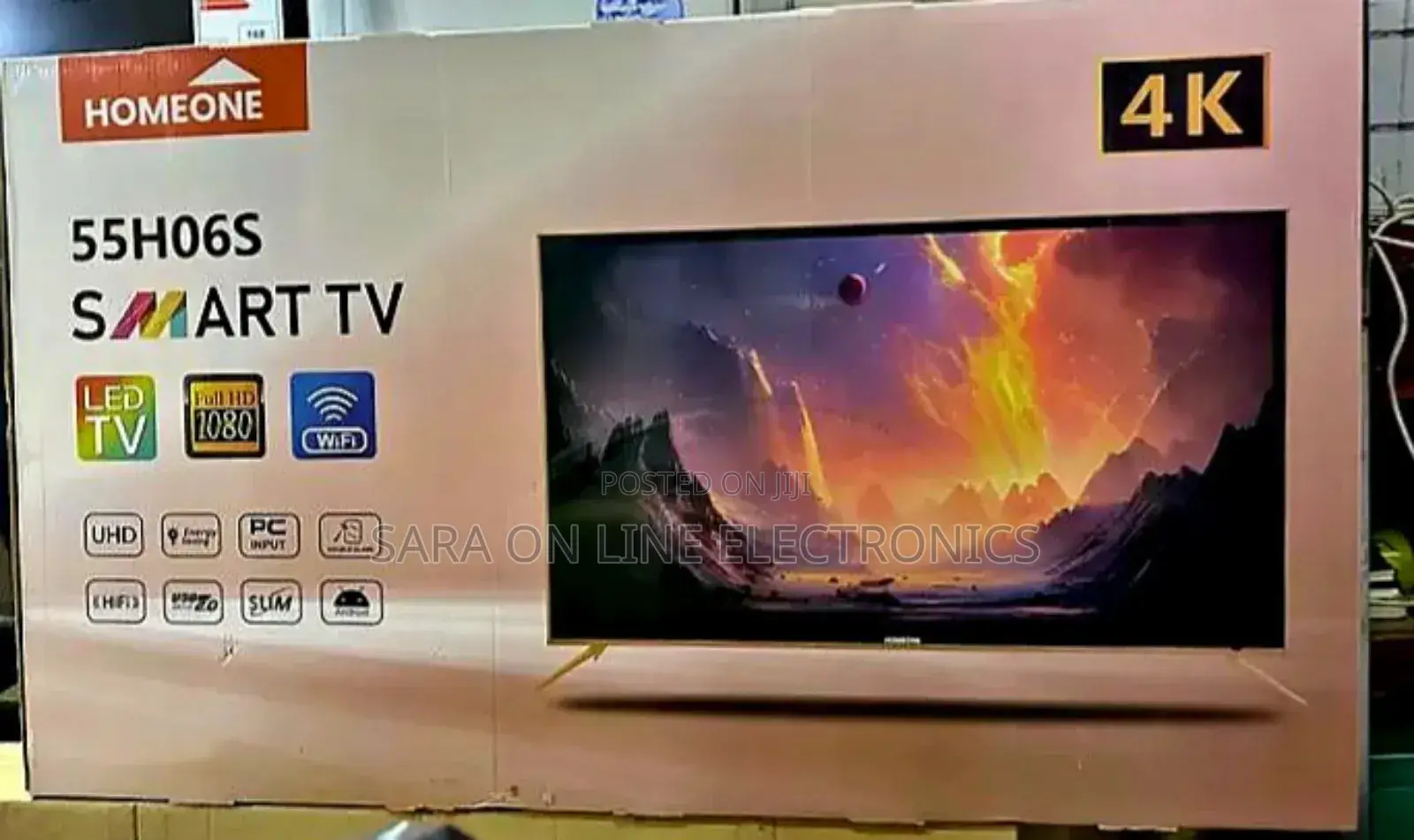 ♤♤Home One 55" Smart Tv New 2025 *10year Warranty *Free Delivery