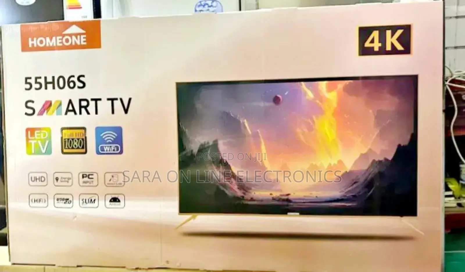 ♤♤Home One 55" Smart Tv New 2025 *10year Warranty *Free Delivery