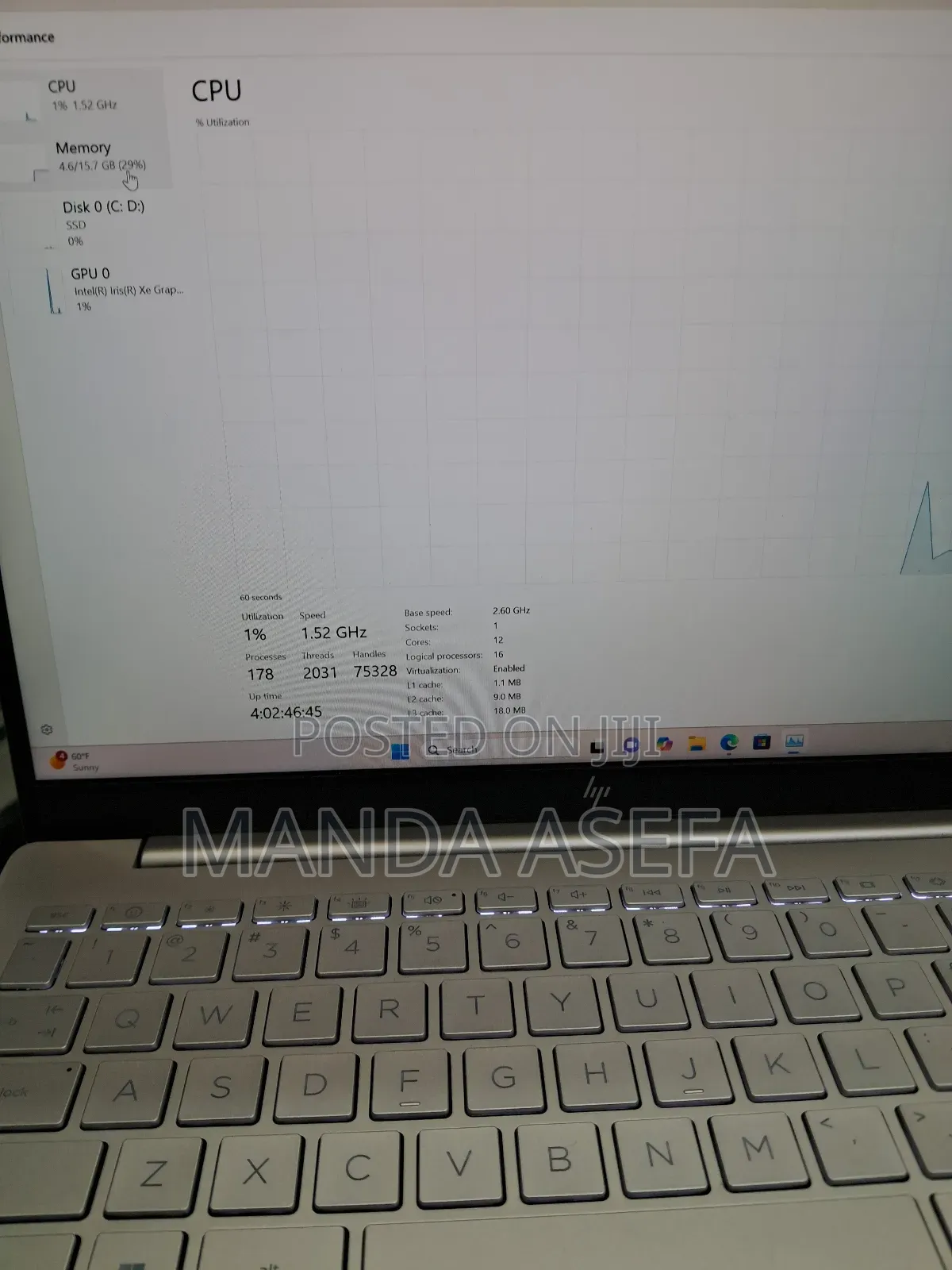 New Laptop HP Pavilion 14 16GB Intel Core I5 SSD 1T