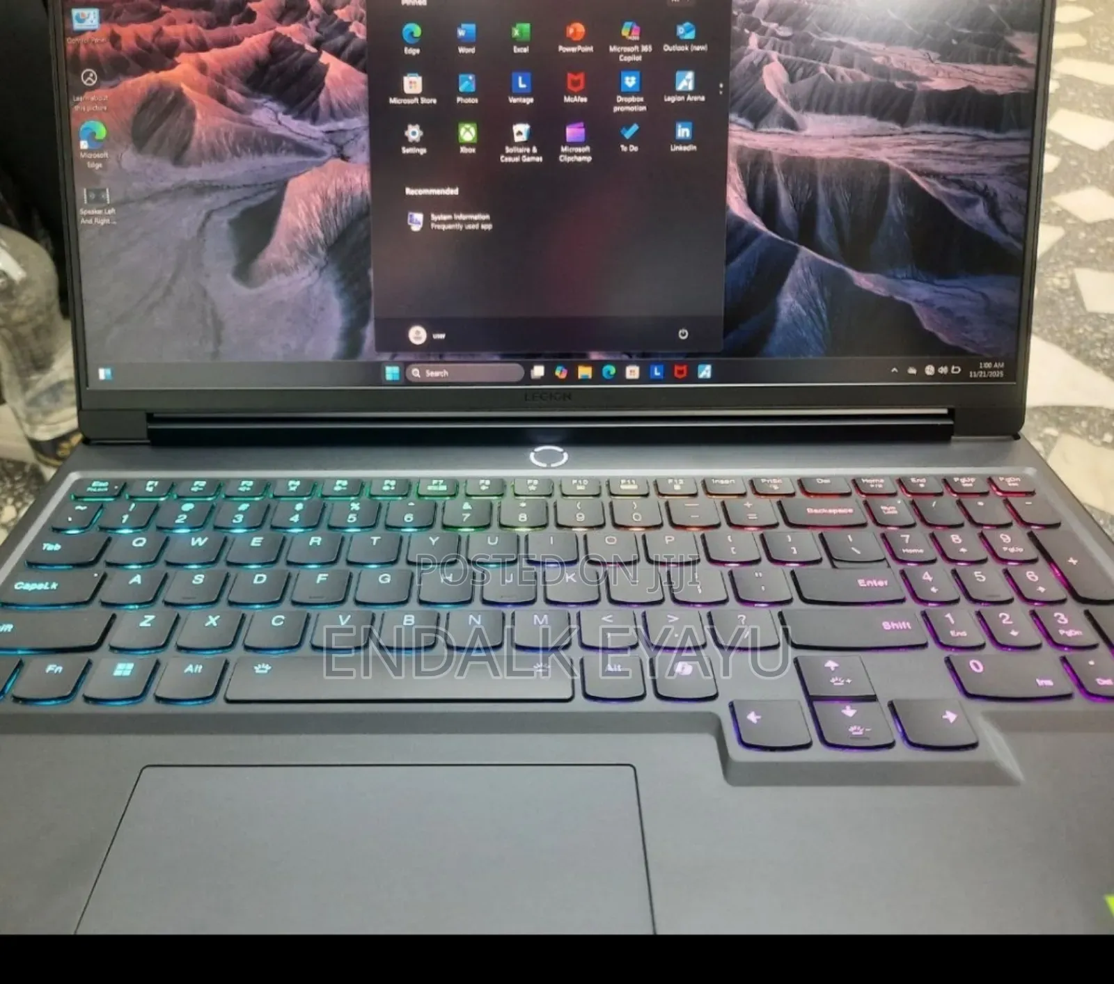 New Laptop Lenovo Legion 7 32GB Intel Core I9 SSD 1T