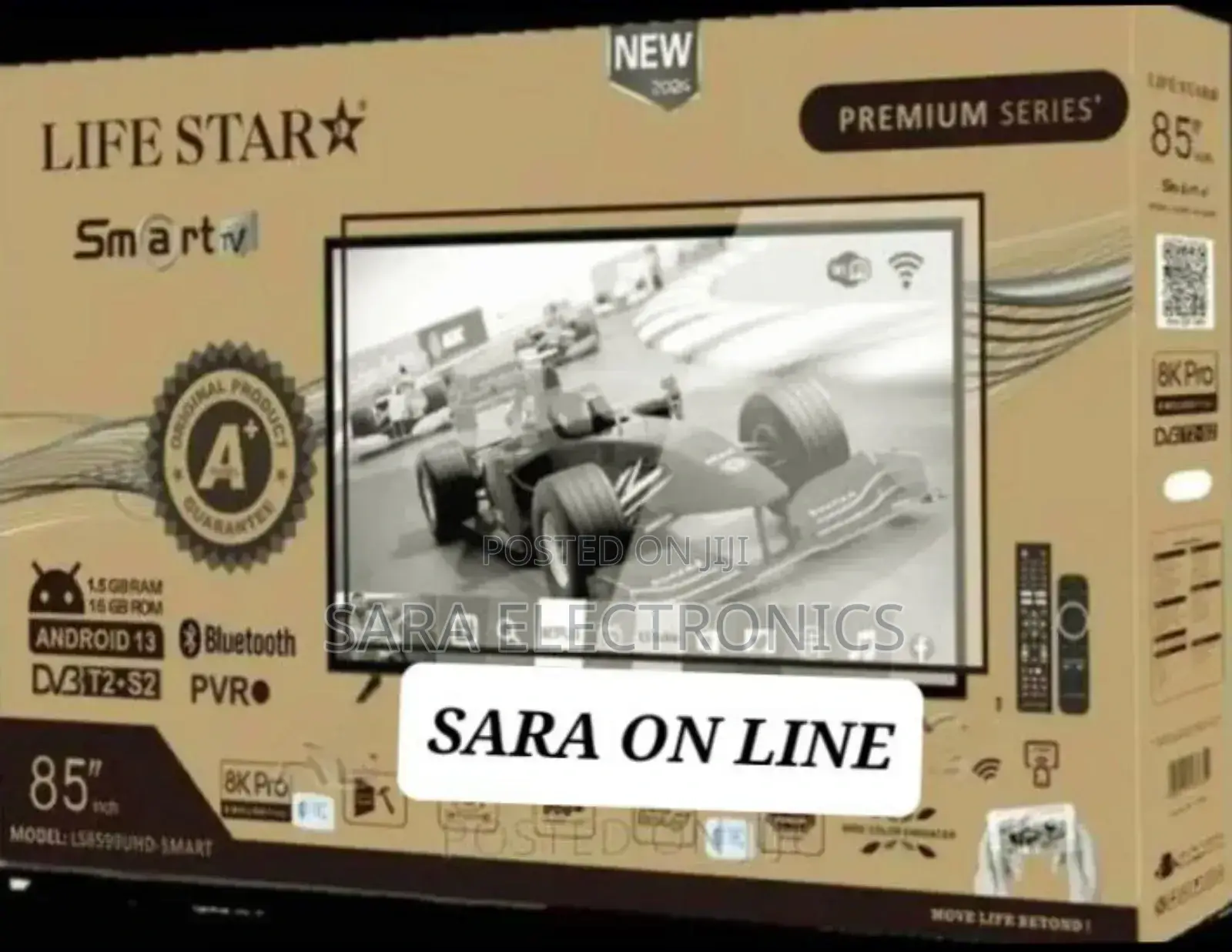 >Life Star 75" Uhdsmart Tv New Model◇Free Delivery 10year Warranty