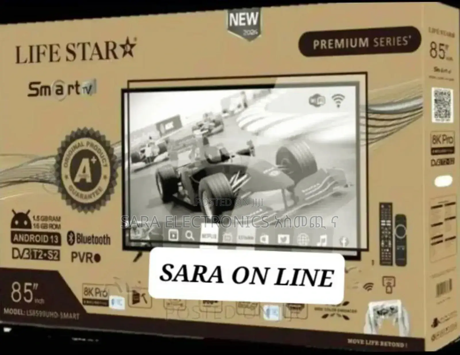 >Life Star 75" Uhdsmart Tv New Model◇Free Delivery 10year Warranty