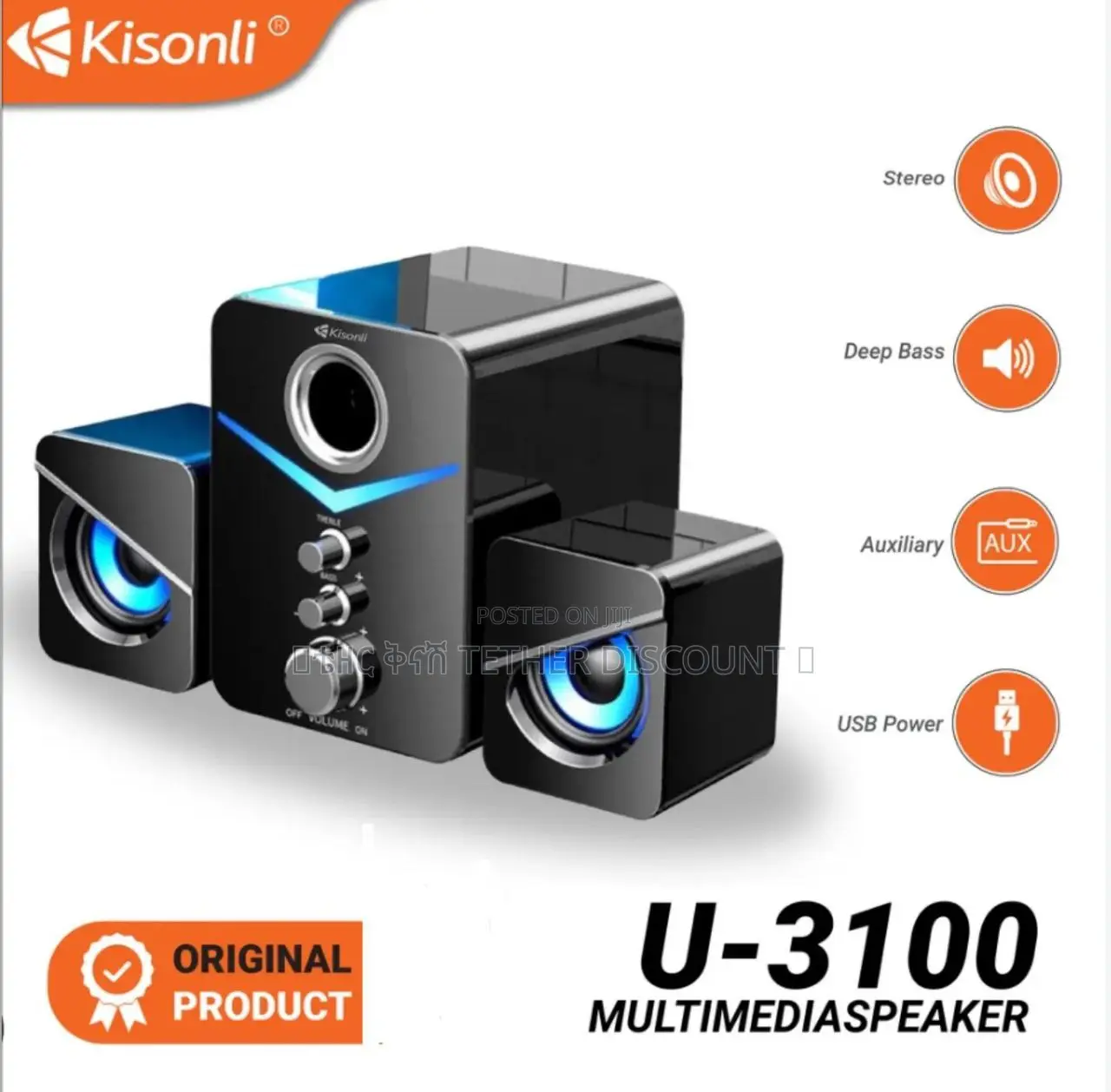 Original U-3100 Speaker Brand Kisonli Good Qualitysee