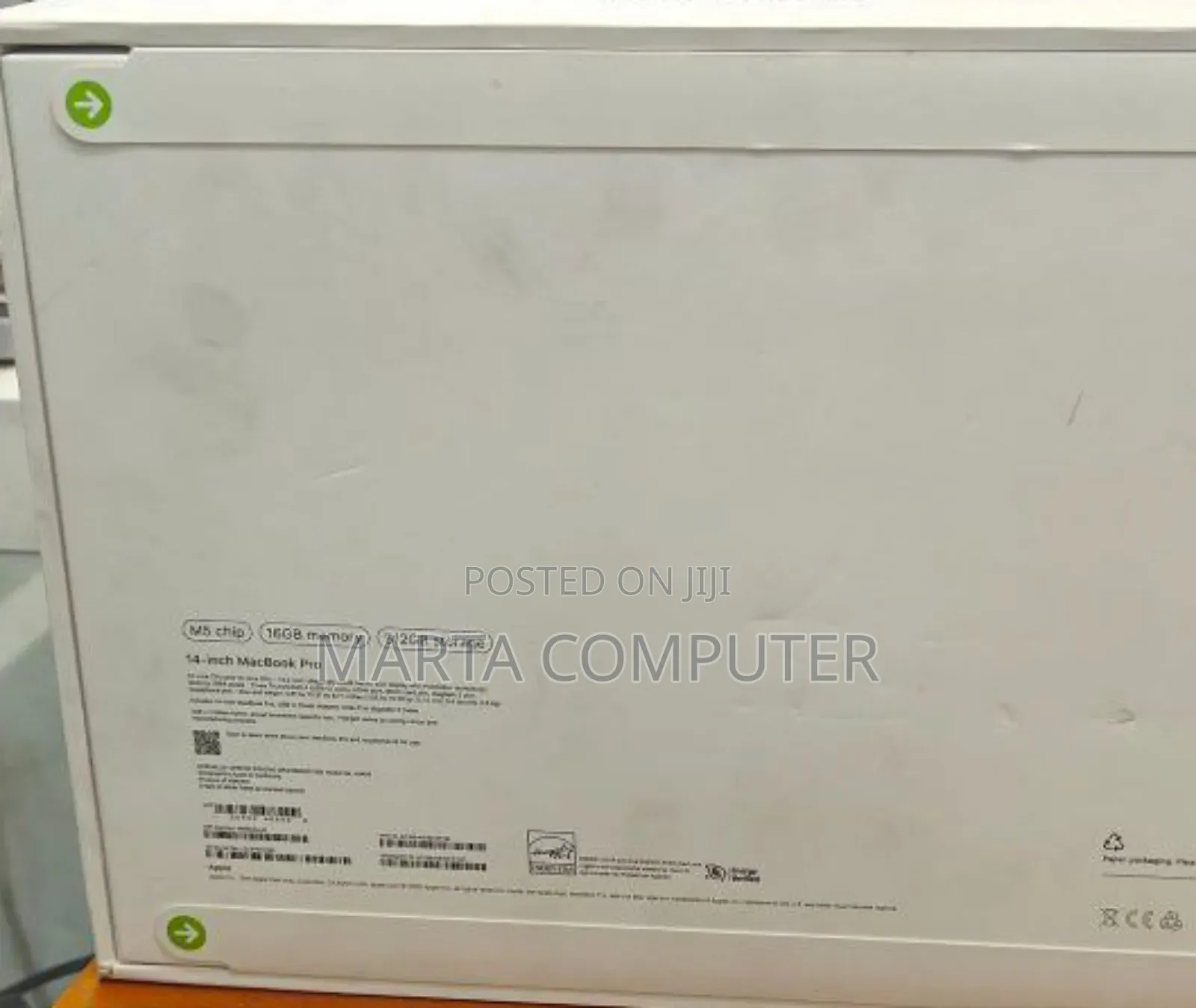 New Laptop Apple MacBook Pro M1 16GB Apple M4 SSD 512GB