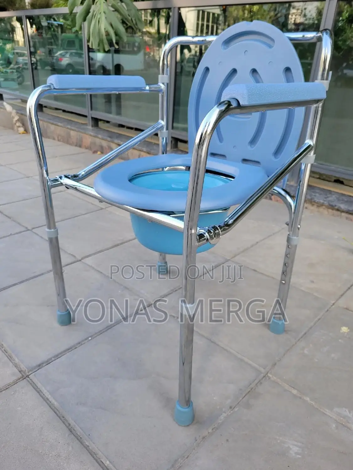 Commode Chair for Toilet Purpose都飯aluminium Bathroom Aid for Elderly