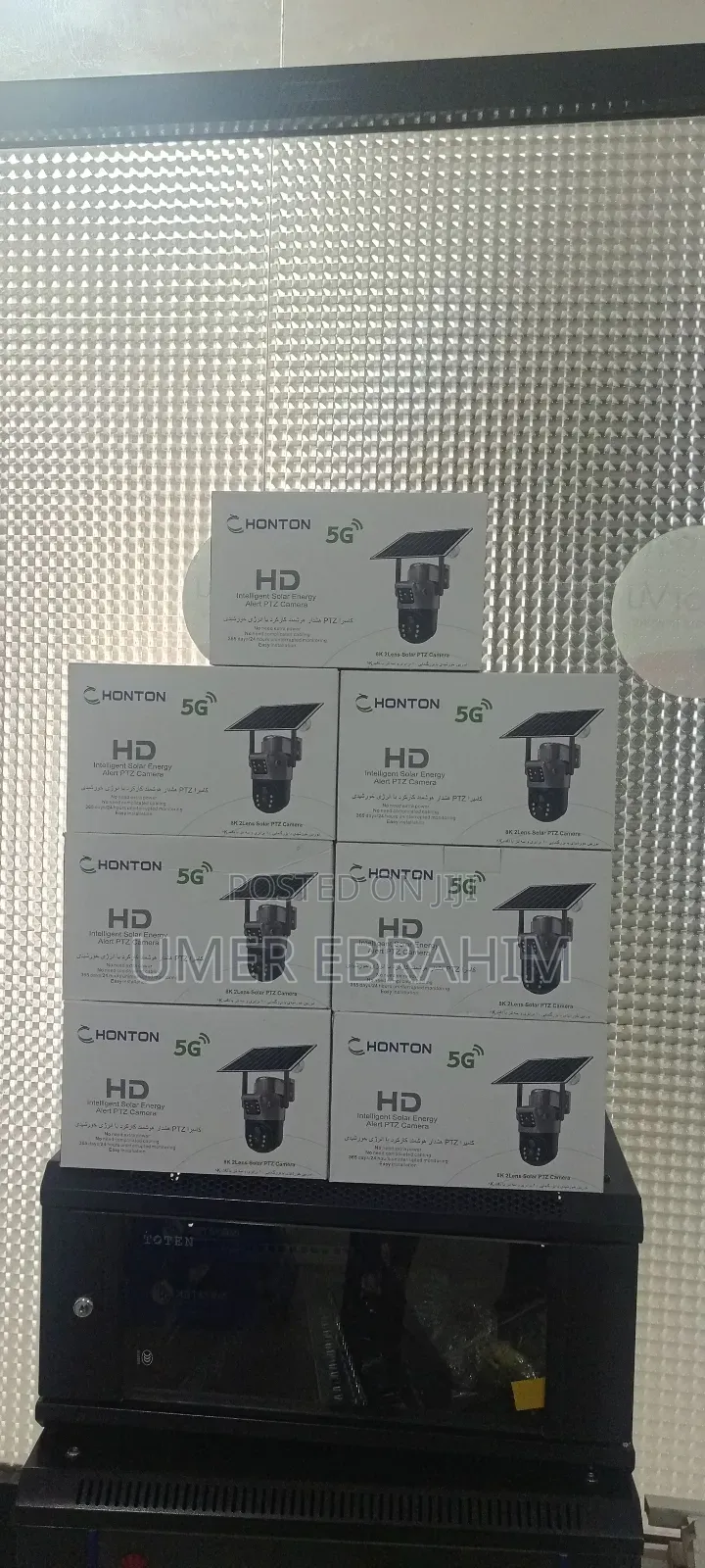 Honton እስከነገጠማው በስልከዎ የትም ሆነው የሚከታተሉበት5g Alert PTZ Solar Camera