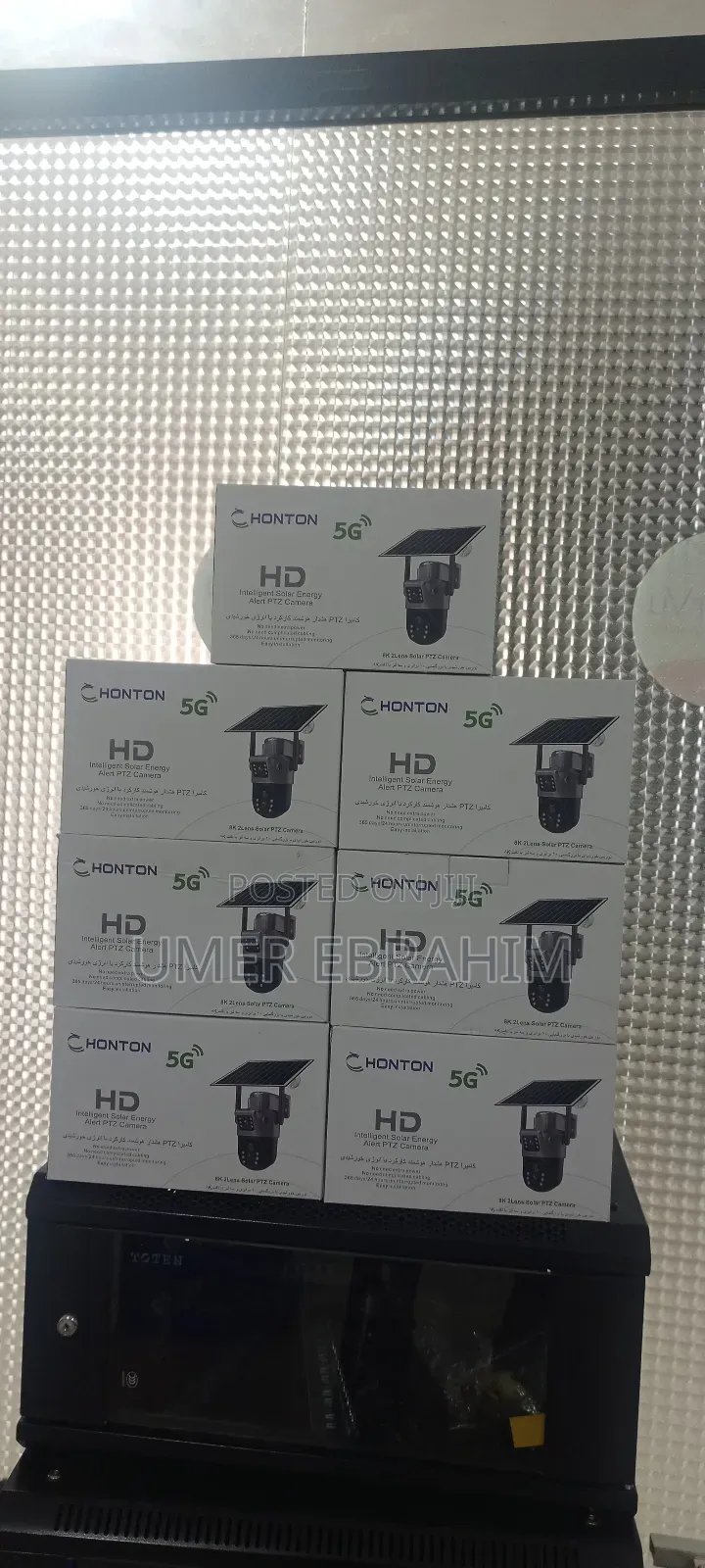 Honton እስከነገጠማው በስልከዎ የትም ሆነው የሚከታተሉበት5g Alert PTZ Solar Camera