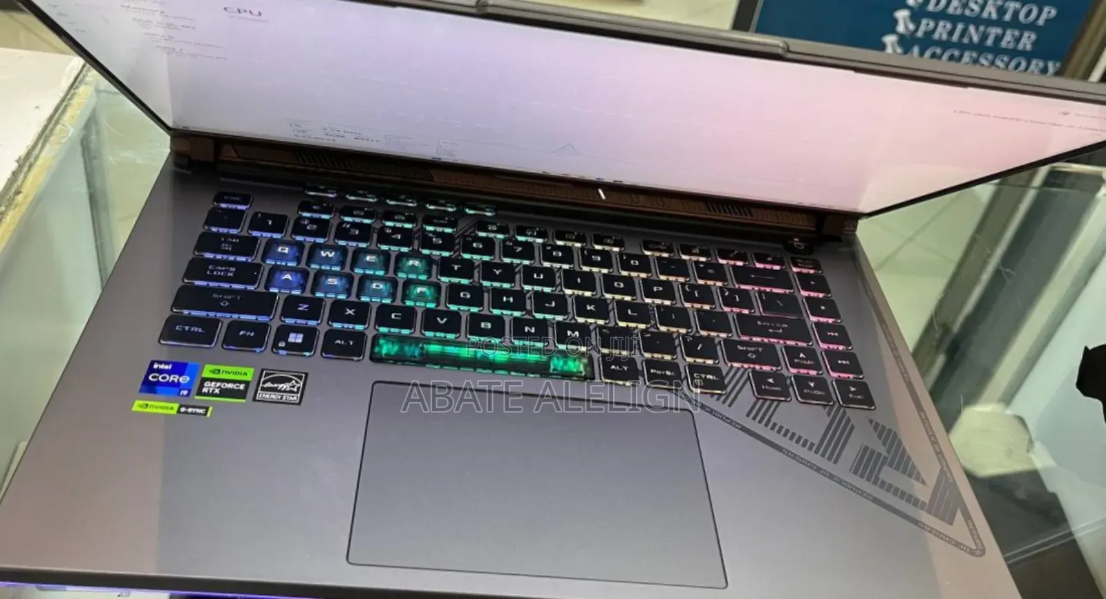 New Laptop Asus ROG Strix G15 16GB Intel Core I9 SSD 1T