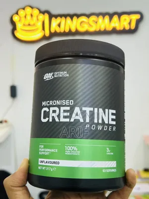 Photo - Micronised Creatine Monohydrate Net Wt 317 Gm 93 Serving Optimum Nutri