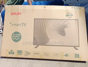 Goldy Tv 65" Smart Android Tv Double Glass Tv