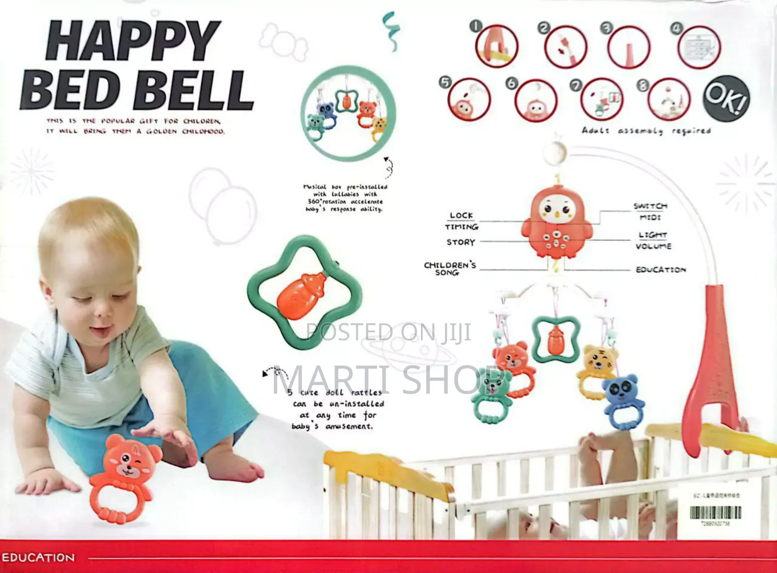 Remote Baby Bed Bell