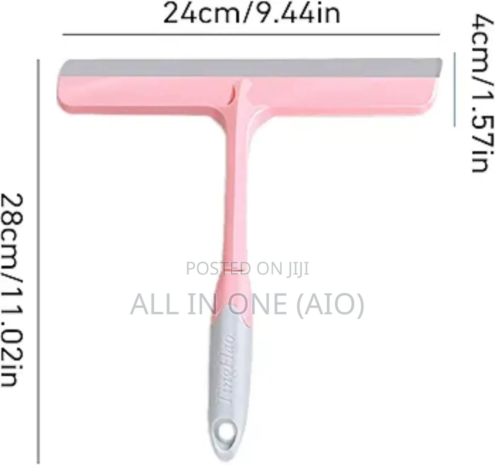 Non-Slip Hand-Held Plastic Squeegee
