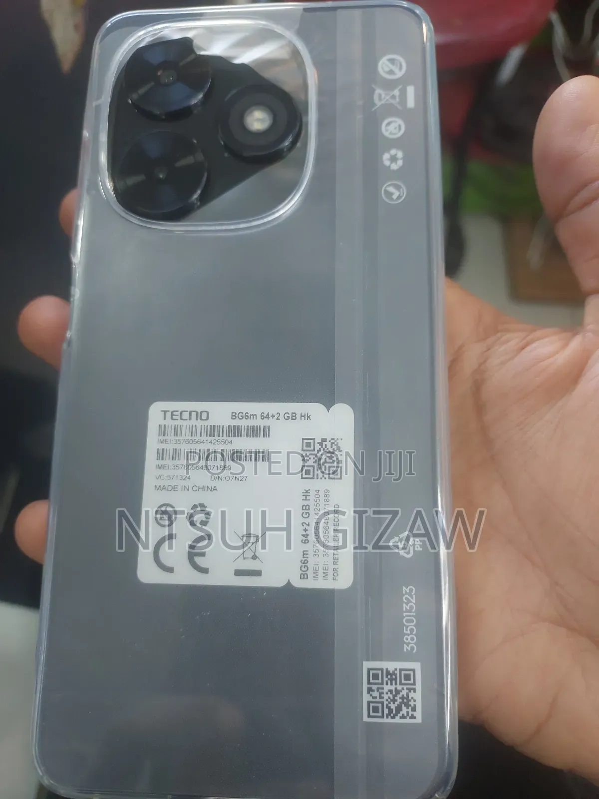 New Tecno Pop 10C 64 GB Black