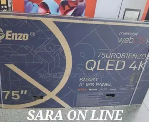 >Enzo 75" Qled Webos Tv *New Model * 10year Warranty Free Delivery
