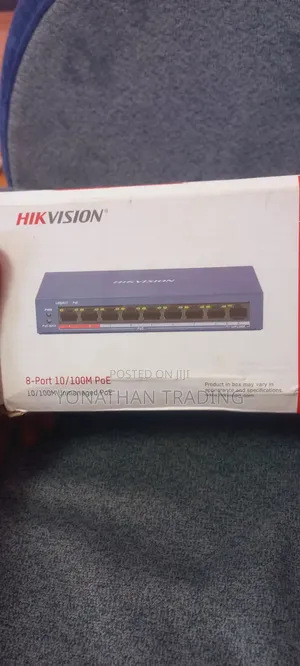 Photo - Hikvision 8 Port Fast Ethernet Poe Switch, Unmanaged