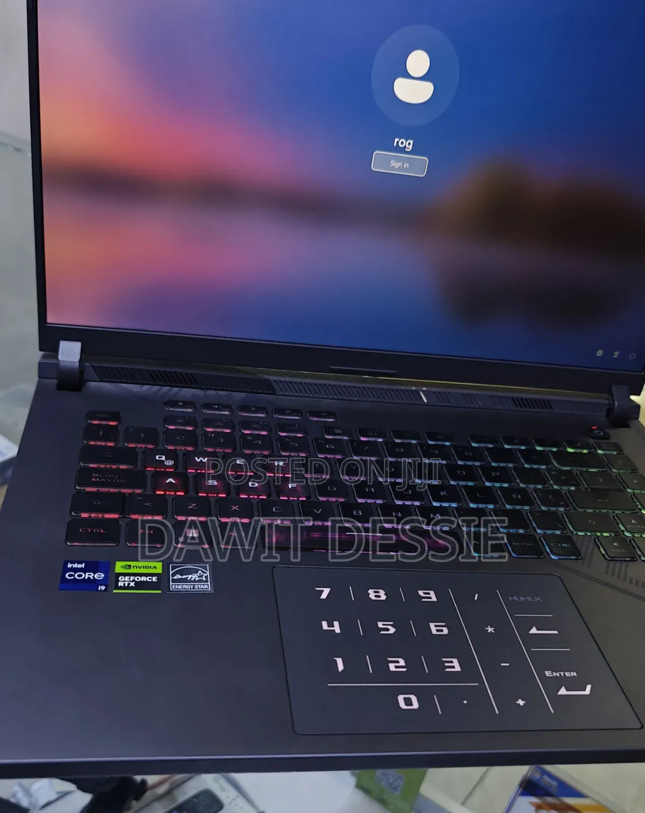 New Laptop Asus 16GB Intel Core I9 SSD 1T