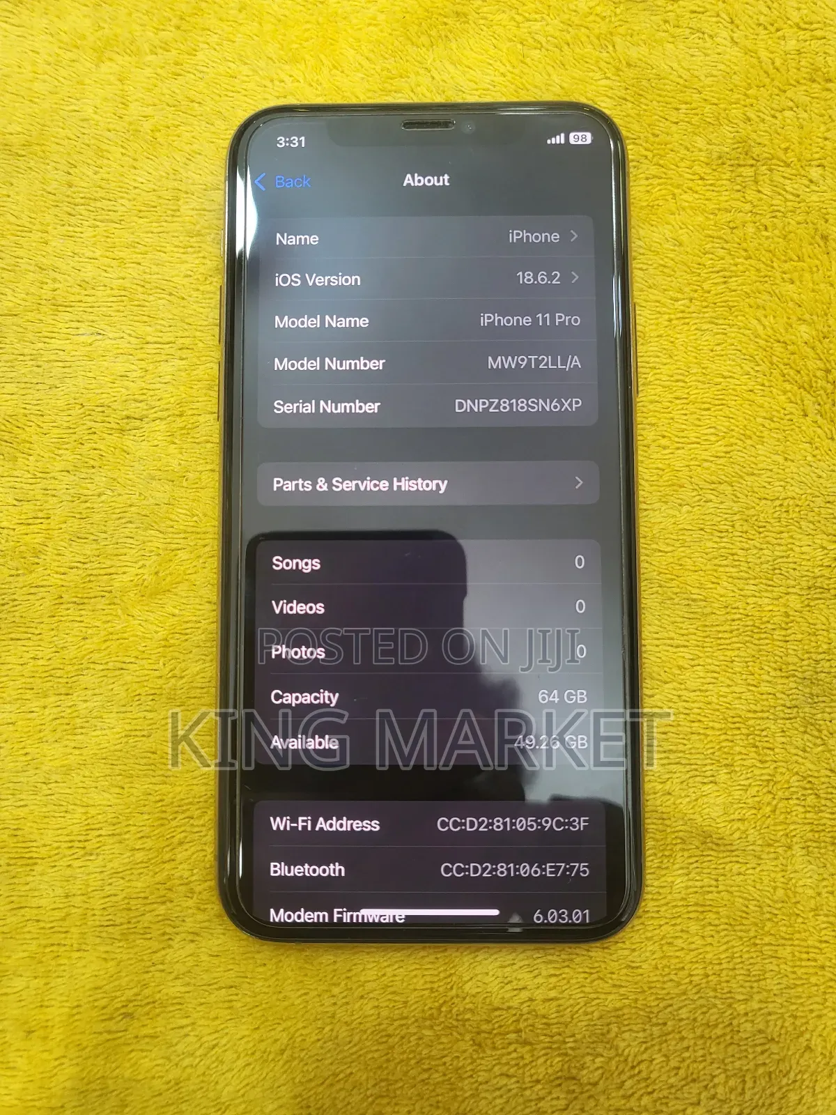 Apple iPhone 11 Pro 64 GB Gold