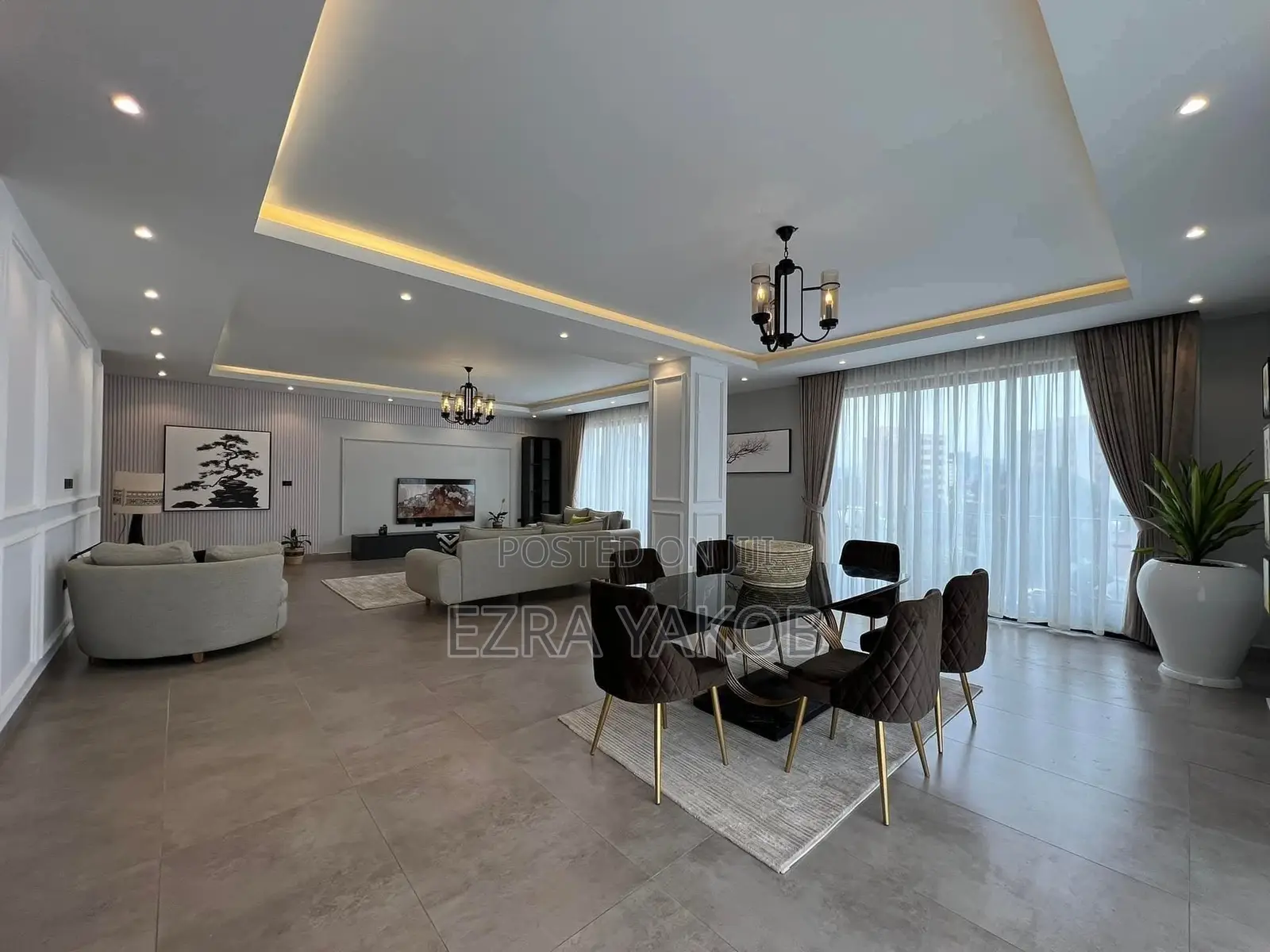 Furnished 3bdrm Apartment in Apartment, Kirkos for rent