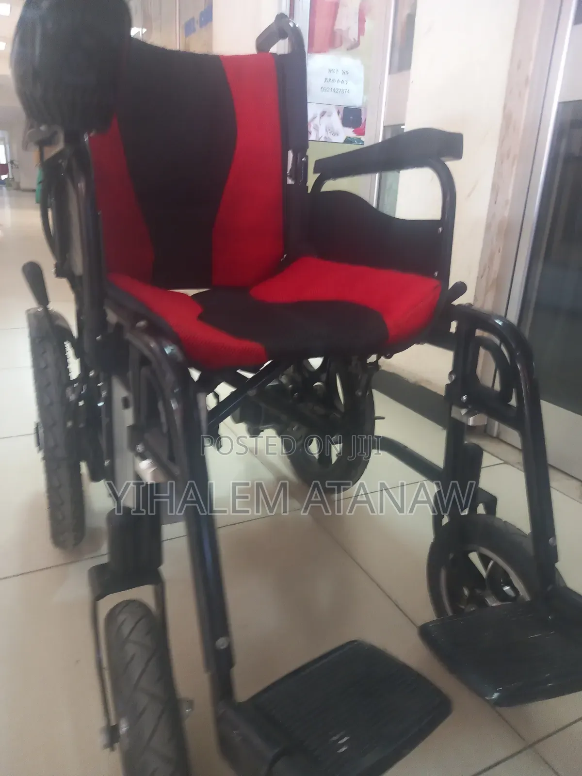 Lightweight Folding Electric Wheelchair – Rechargeable Portable