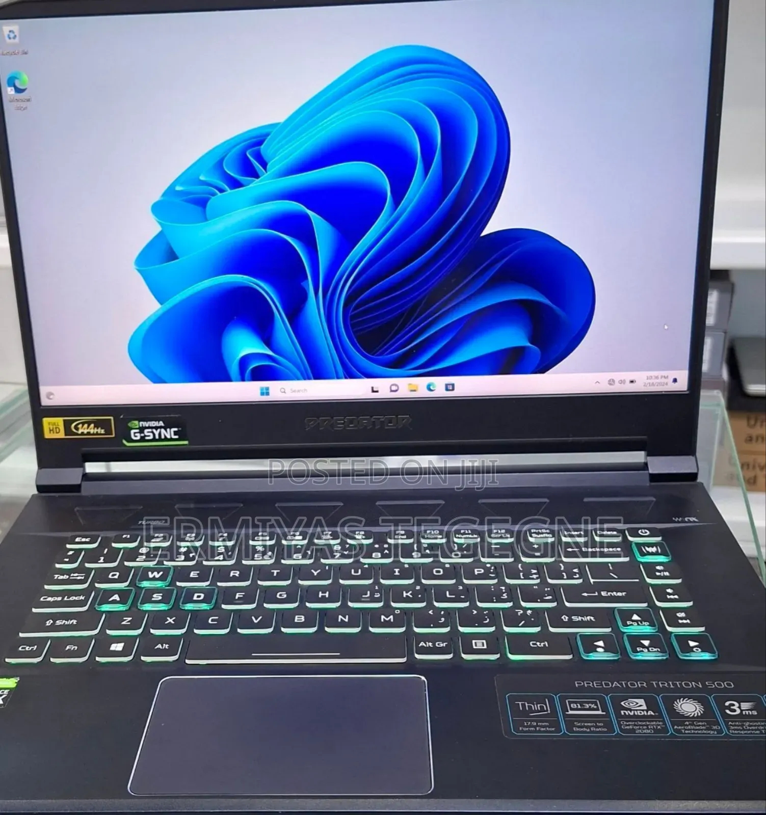 New Laptop Acer Nitro 5 16GB Intel Core I7 SSD 1T