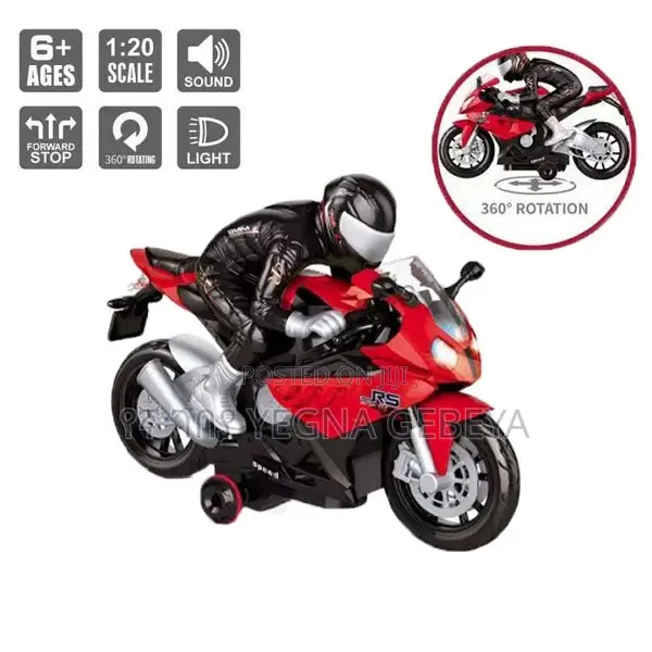 Rc Moto Racing Bike Toy 1:20 Scale Superbike Model Kids