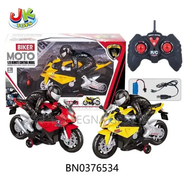 Rc Moto Racing Bike Toy 1:20 Scale Superbike Model Kids