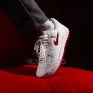 New Nike Air Force 1 White Red