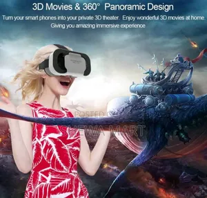 Photo - Vr Glasses Virtual Reality 3d Mobile Phone Head-Mounted Helmet Digital
