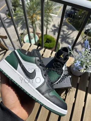 Air Jordan 1 Low Green Fashion Shoes