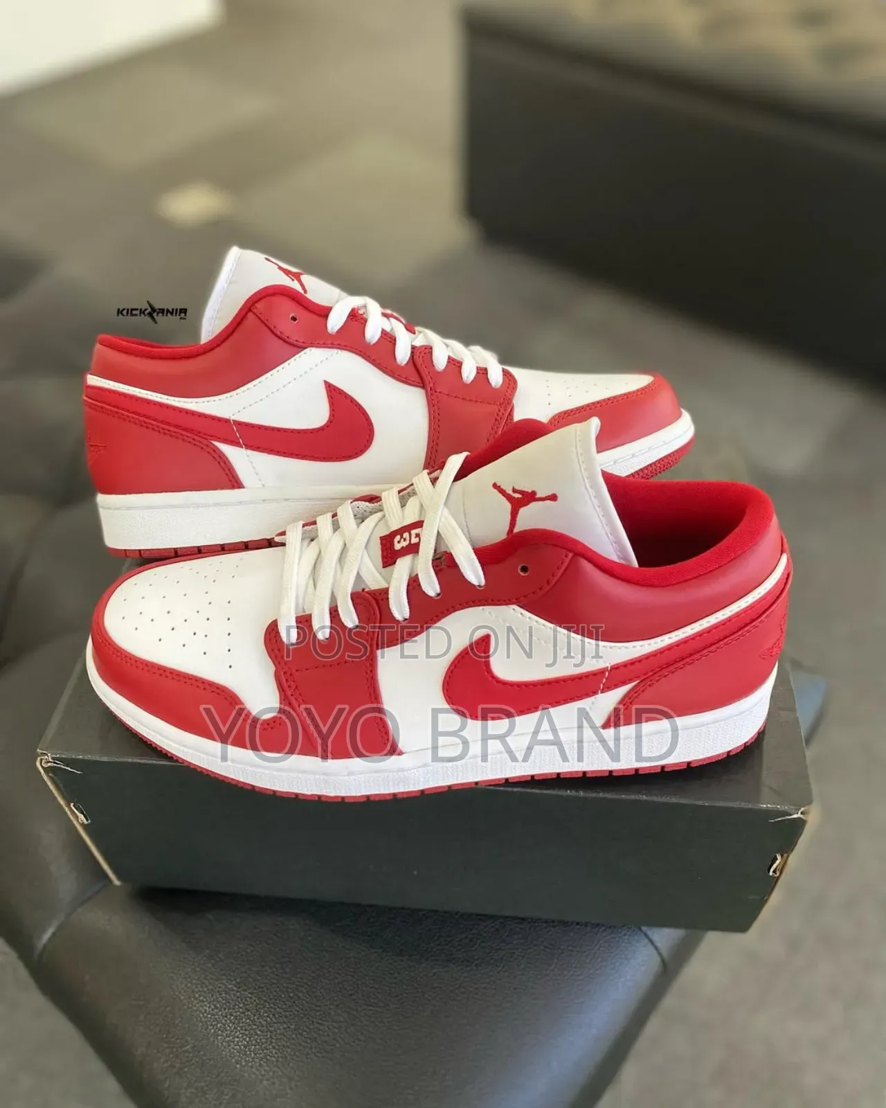 Air Jordan Low White Red