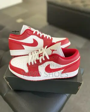 Air Jordan Low White Red