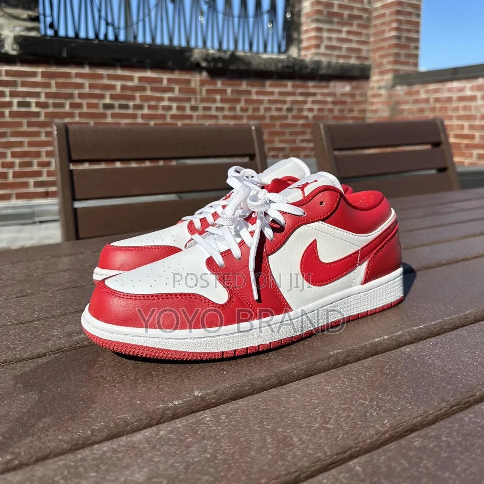 Air Jordan Low White Red