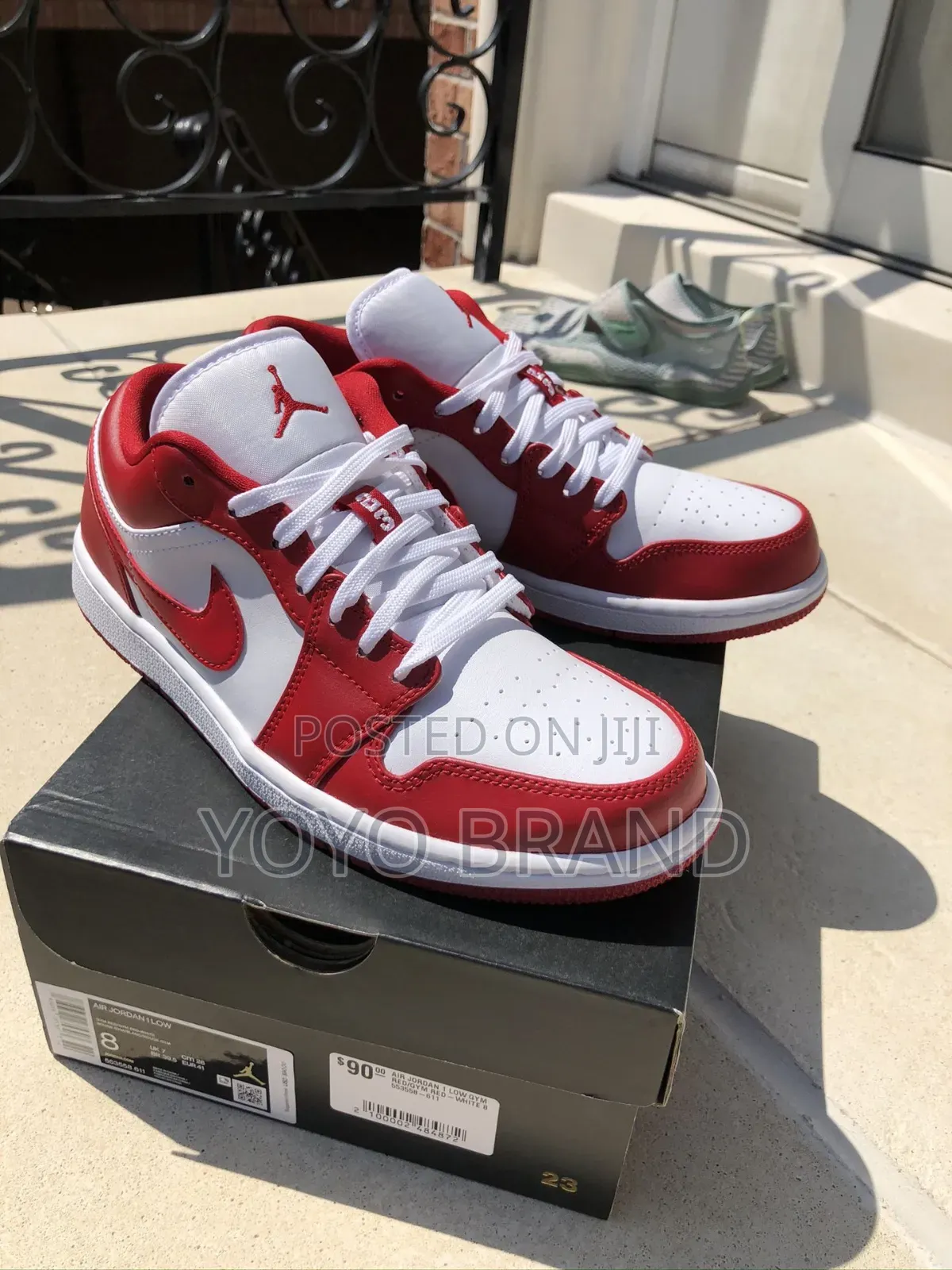 Air Jordan Low White Red