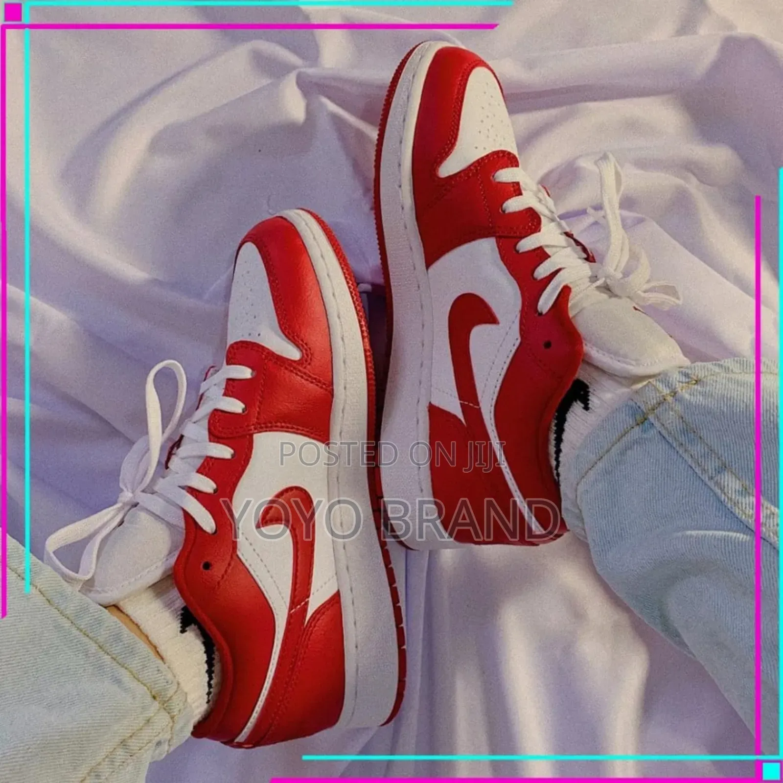 Air Jordan Low White Red