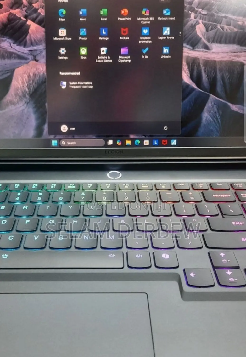 New Laptop Lenovo Legion 5 32GB Intel Core I9 SSD 1T