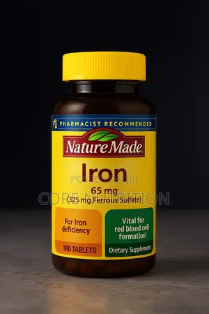 Iron 65 Mg , 180 Tablets