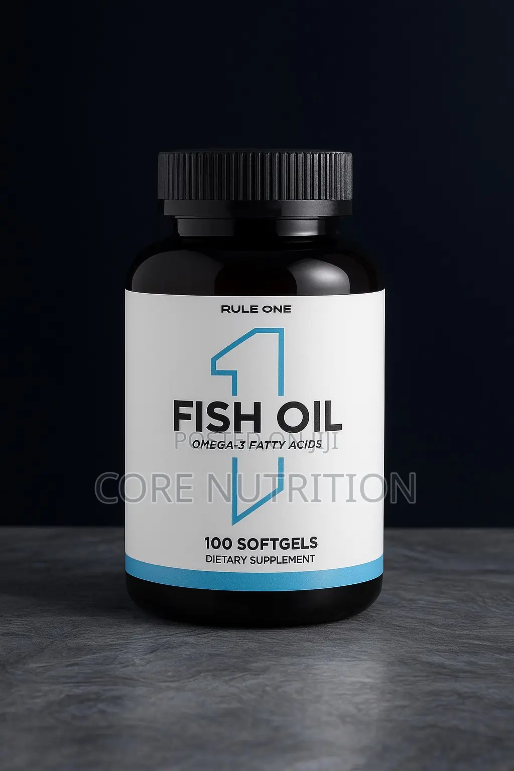 Fatty Acids Omega 3 Fish Oil, 100 Softgels