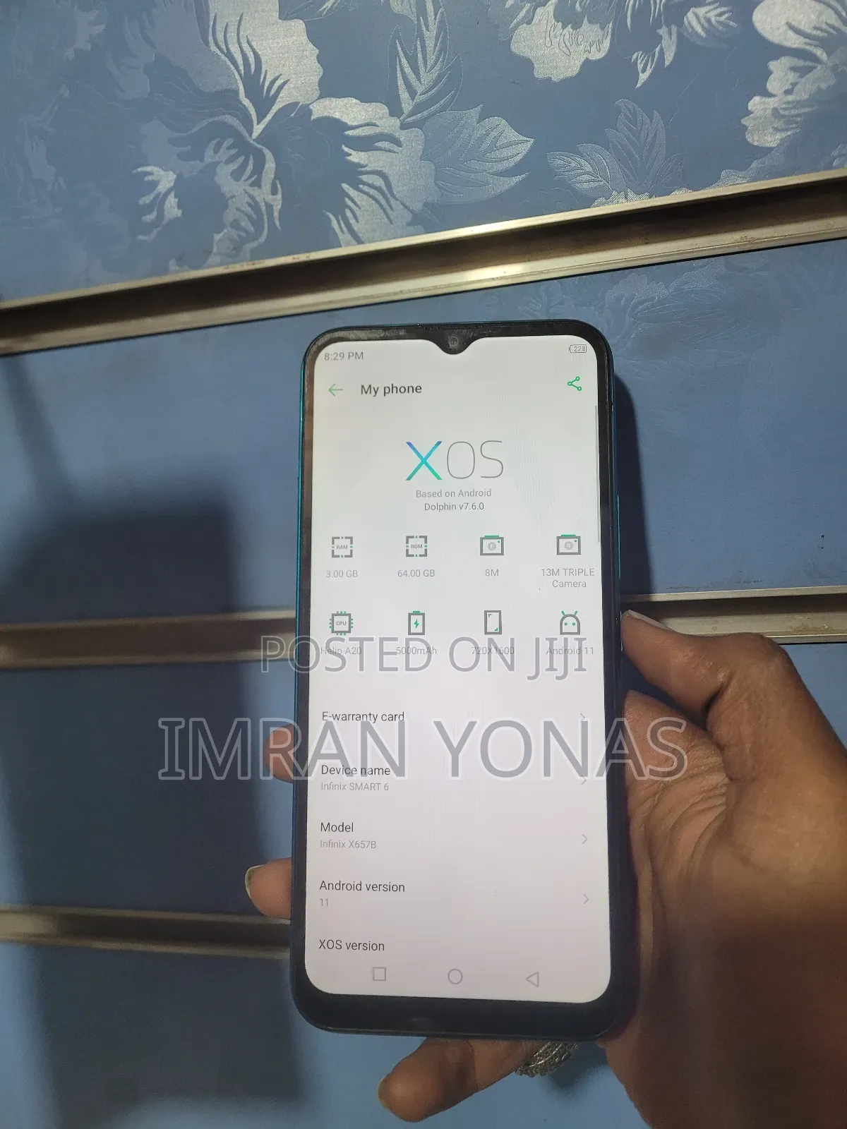 Infinix Smart 6 32 GB Blue