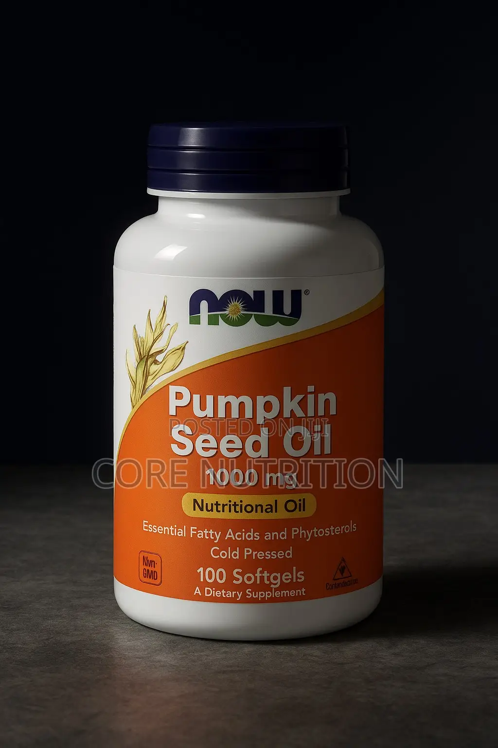 Pumpkin Seed Oil 1000mg , 100 Softgels