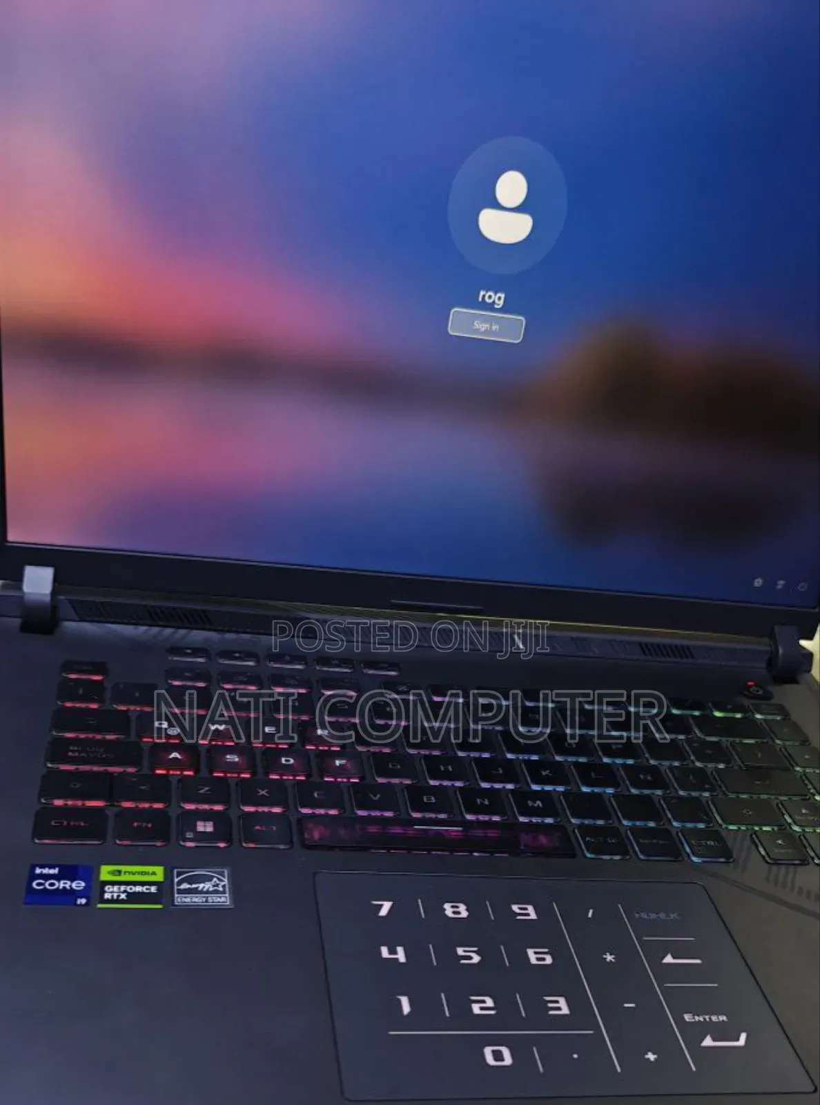 New Laptop Asus ROG Strix G15 16GB Intel Core I9 SSD 1T