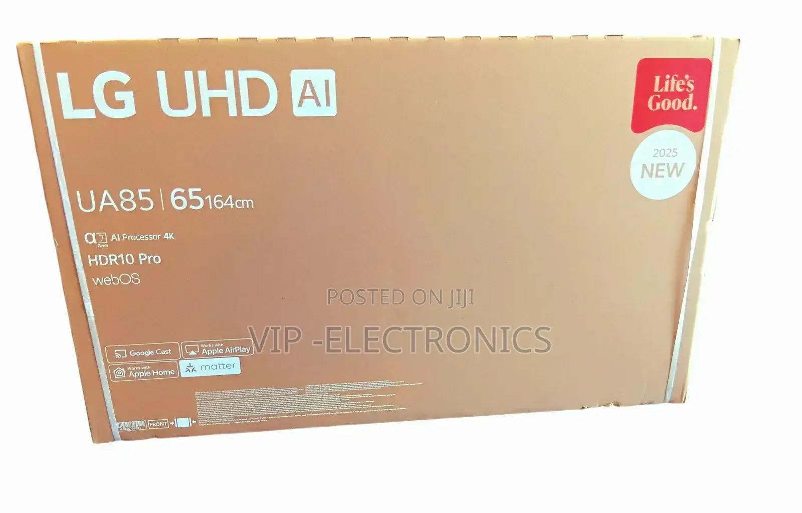 Lg Tv 65 Inch Tv Webos Uhd Au85 HDR 10pro New 2025 Model Tv